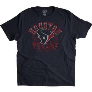 Houston Texans Navy 47 Brand Vintage Scrum T Shirt  