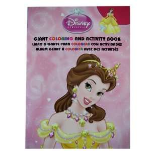 com Princess Coloring Book   Disney Belle Tri Lingual Jumbo Coloring 