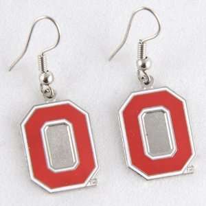 Ohio State Buckeyes Logo Wire Earrings 