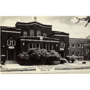 com 1960s Vintage Postcard   First Christian Church (Center at First 