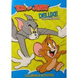    Tom and Jerry Deluxe Coloring & Activity Book Toys & Games