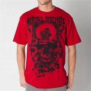Metal Mulisha Smoked Out T shirt   Medium/Cardinal