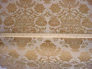 SCHUMACHER FRENCH CROWN FLORAL DAMASK DRAPERY UPHOLSTERY Fabric  