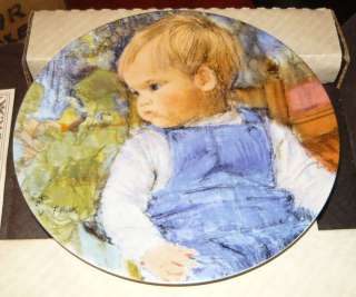 EXPECTATION Frances Hook Collector Plate MIB COA Knowls  