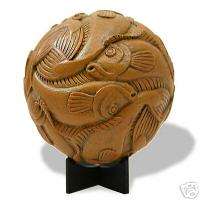 ESCHER Sphere Fish Sculpture Art graphic design mc  