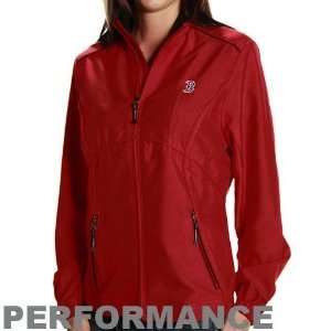 Cutter & Buck Boston Red Sox Ladies Red WindTec 