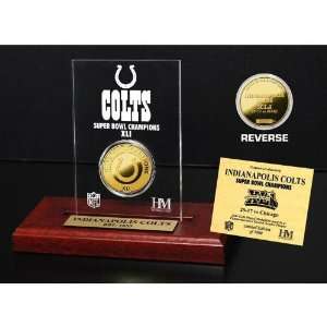  24KT Gold Super Bowl Championship Team Coins Patio, Lawn 