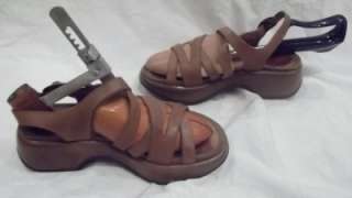 Womens SHOES Dansko Sandals Strappy Leather Heel 36 5  