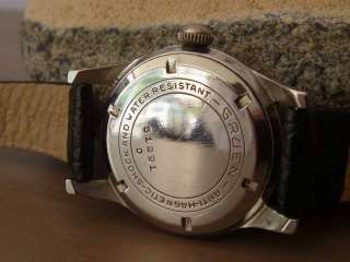 1950s GRUEN [Swiss] Veri Thin Vintage Vietnam Military Watch 17j HW 