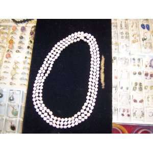  Genuine Fresh Water Pearl Necklace Beads White Strands 