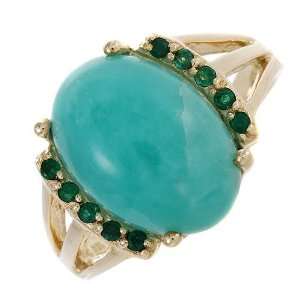 Fashionable Brand New Ring With Precious Stones   Genuine Emeralds And 