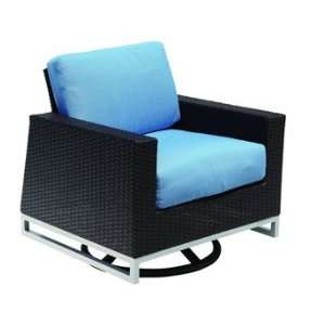   Wicker Cushion Arm Swivel Patio Lounge Chair Patio, Lawn & Garden