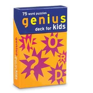  Genius Deck Word Puzzles for Kids Toys & Games