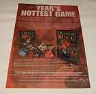 1995 TSR ad page ~ DRAGON DICE Years Hottest Game