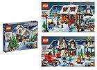 New TWO great LEGO Holiday SETS 10216 WINTER VILLAGE BAKERY AND 10199 