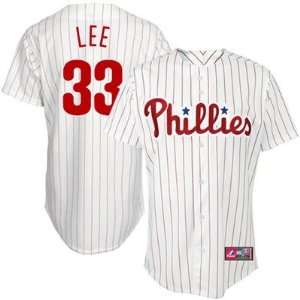  Cliff Lee Philadelphia Phillies 50(lg) Majestic Authentic 