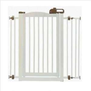  One Touch Pet Gate in White