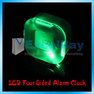 Mini Blue Green Loud Alarm Grow LED Four Sided Alarm Temperature LED 