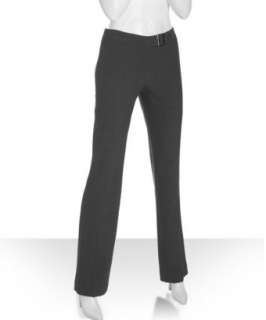 BCBGMAXAZRIA grey stretch belt detail bootcut pants   up to 70 