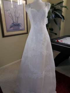 Brand new Rosa Clara wedding dress Land ivory size 10 French lace 