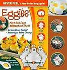 Eggies Hard Boiled Egg Cookers   As Seen On TV   Set Of 6