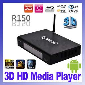   3D Support 1080p Wifi Full HD Android Network HDMI 1.4 Media Player