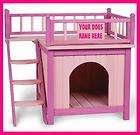 princess palace small dog indoor house and second story deck with a 