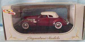 New Signature Models 132 1937 Cord 812 Supercharged  