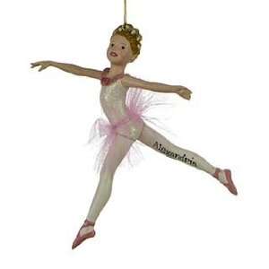   Personalized Ballerina   Arabesque Christmas Ornament