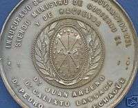 PATRIOTIC Government Palace 1908 ARGENTINA Huge Medal  