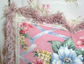 This auction is for the one vintage barkcloth fabric pillow described 