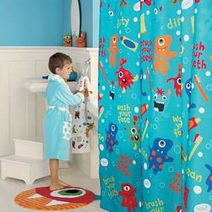Jumping Beans Monster Eyeball Hand Towel Kid Bath Rug Shower Curtain 