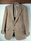 vtg Beckwith Harris Tweed blazer sport coat jacket brown herringbone 
