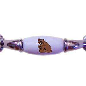  Bear and Cub Chrome Drawer Pull Handle