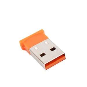  Mini USB 2.0 Wireless Bluetooth Dongle Adapter Orange 