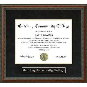 GateWay Community College Diploma Frame