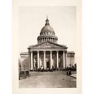  1898 Photogravure Pantheon Paris France Historic Famous 