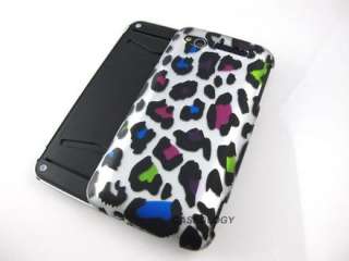   LEOPARD HARD SHELL SNAP ON CASE COVER HTC MERGE PHONE ACCESSORY  