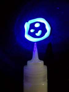 GLOW IN THE DARK PAINT 3 D squeeze tube art theater use  