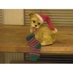  Christmas Around The World Puppy With Stocking