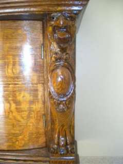 Antique 19th Tiger Oak Sideboard Probably Made by Horner  