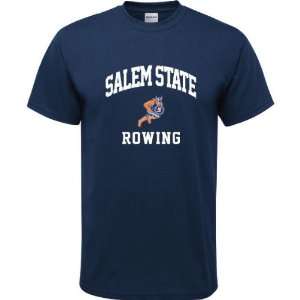   Salem State Vikings Navy Youth Rowing Arch T Shirt