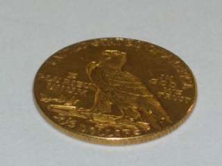 1928 INDIAN HEAD QUARTER EAGLE $2.50 GOLD COIN  