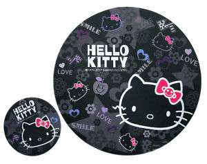 Sanrio HELLO KITTY Mousepad Mouse Pad Mat + Coaster *bk  