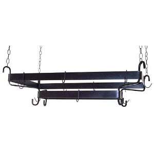 Grace 32 inch French Pot Rack with Hooks and Chain 