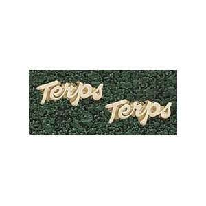  Logo Art Maryland Terrapins 10K Gold Team Font Post 