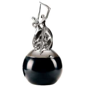    Dance of Life Double Urn Silver Black Patina