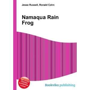  Namaqua Rain Frog Ronald Cohn Jesse Russell Books