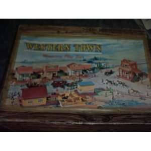  Vintage Western Town Miniature Play Set 