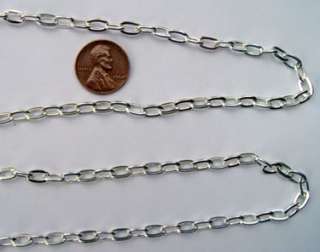 SILVER Plated Cable Chain 4.8 x 8.5mm